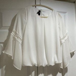 I.N. San Francisco White Blouse